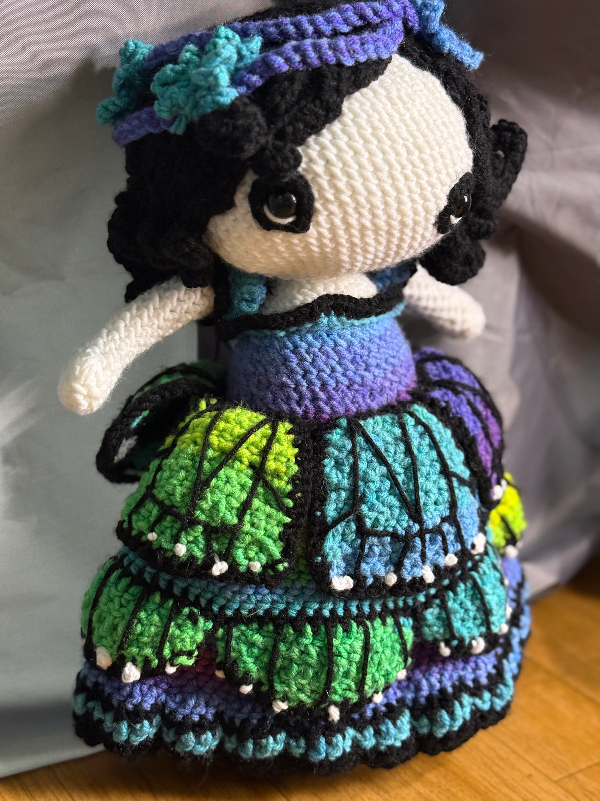 Luna Belle the Giant Butterfly Girl