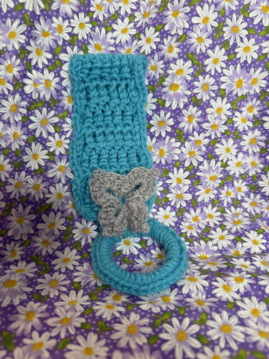 Bright Blue Towel Holder