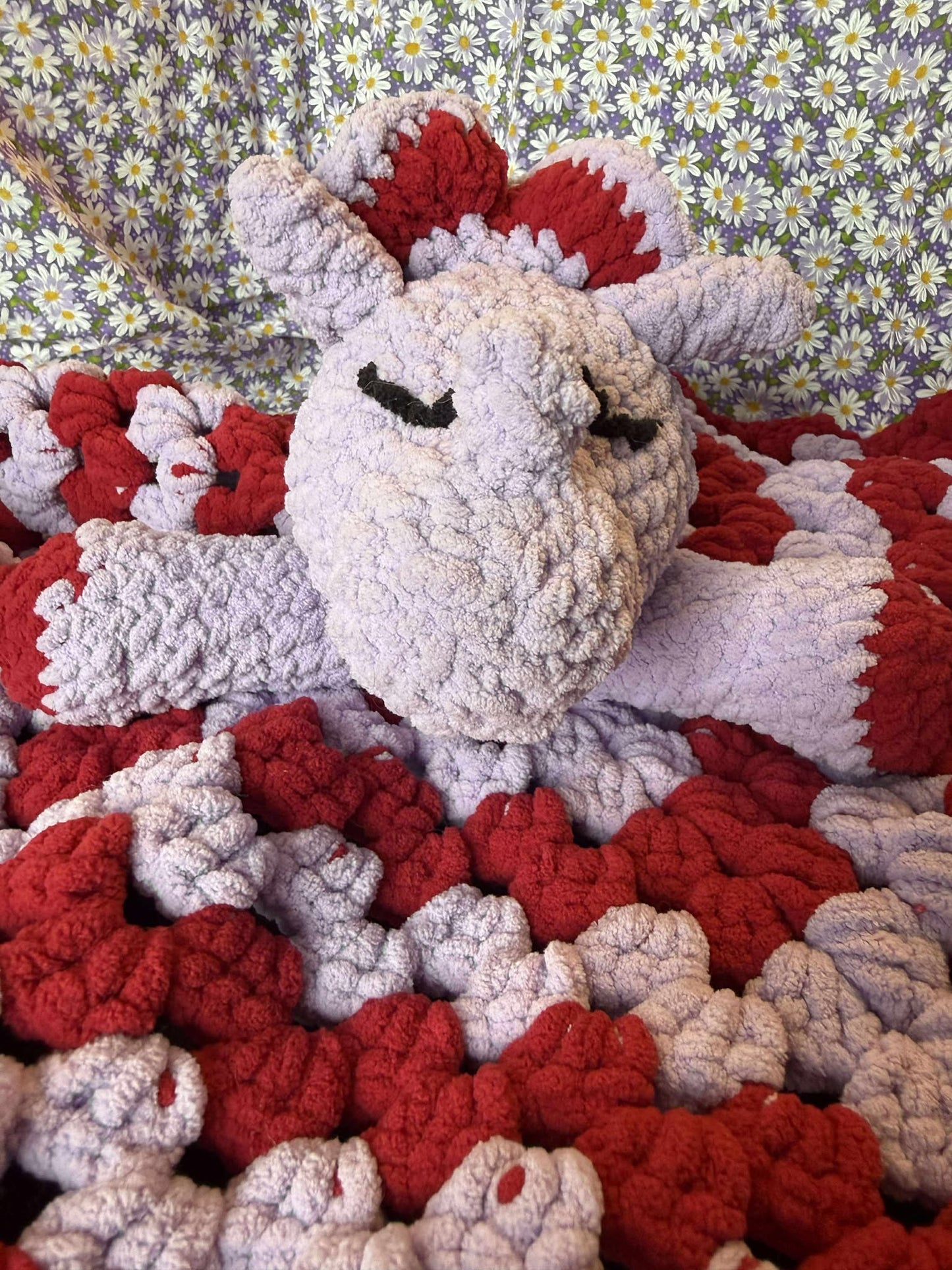 Valentina the Triceratops Lovey